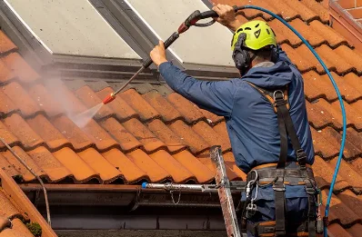 Démoussage et hydrofuge de toiture à Saint-Priest-la-Feuille